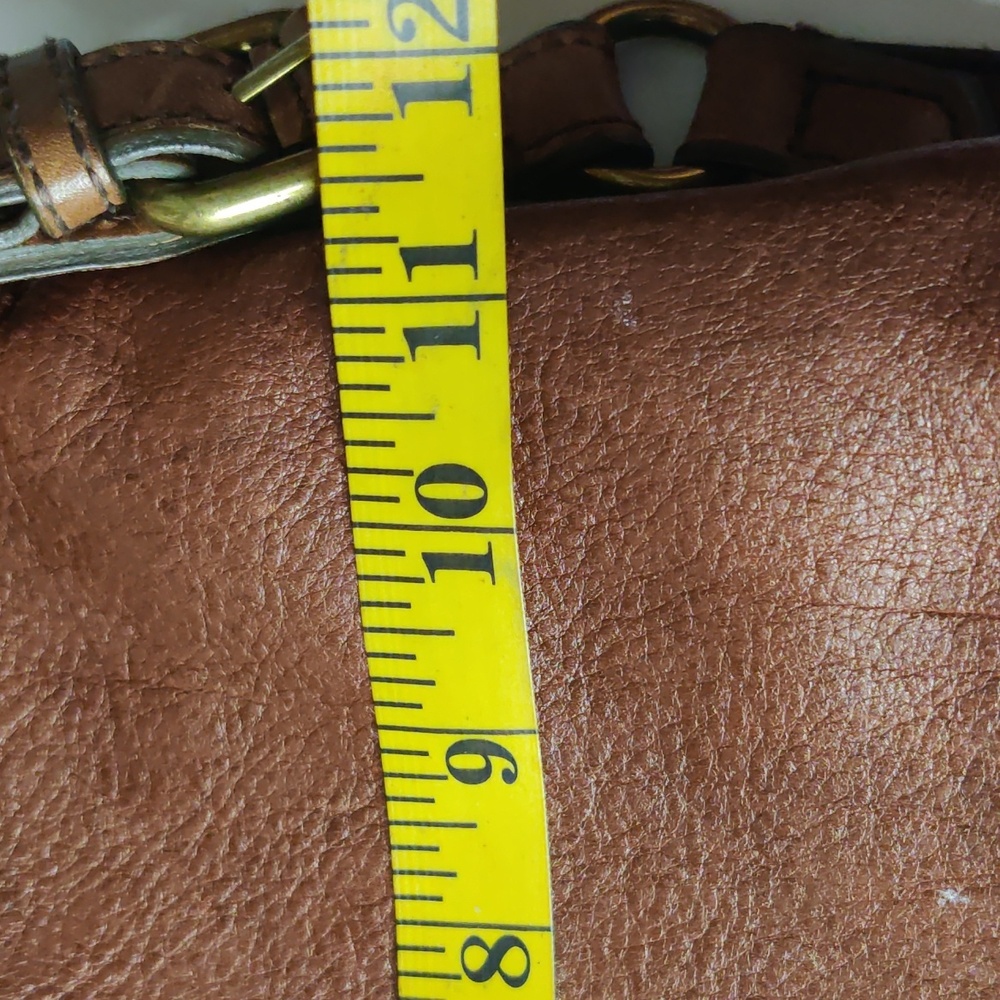 Fossil Brown Leather Crossbody Bag - Picture 11 of 16
